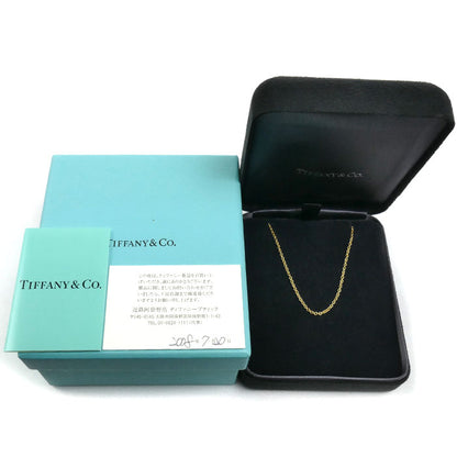 TIFFANY&Co. ティファニー K18YG イエローゴールド ネックレス 小豆 3.2g 40cm レディース【中古】