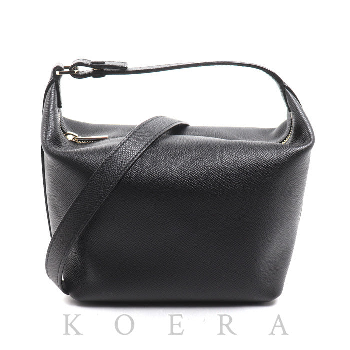 Valextra ヴァレクストラ モチバッグ 2Wayショルダーバッグ ブラック SGMO0020010LOCPL99NN レディース【中古】【美品】