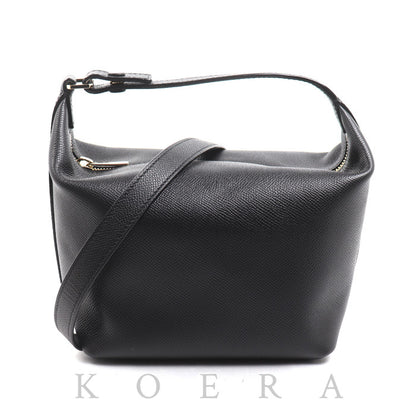 Valextra ヴァレクストラ モチバッグ 2Wayショルダーバッグ ブラック SGMO0020010LOCPL99NN レディース【中古】【美品】
