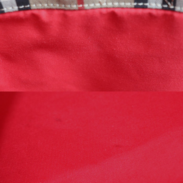 BURBERRY バーバリー ヴィンテージチェック 2Wayショルダーバッグ ベージュ/ブラック/レッド 8017740 ユニセックス【中古】