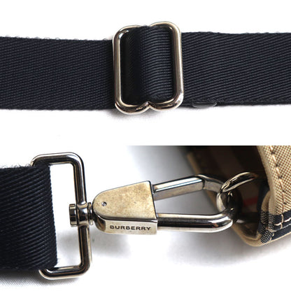 BURBERRY バーバリー ヴィンテージチェック 2Wayショルダーバッグ ベージュ/ブラック/レッド 8017740 ユニセックス【中古】