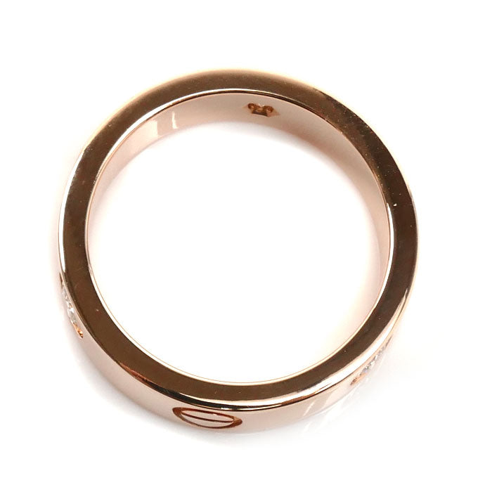 CARTIER カルティエ K18PG ピンクゴールド ラブリング ハーフダイヤ リング・指輪 B4087545 ダイヤモンド 15号 55 8.7g レディース【中古】【美品】