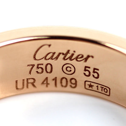 CARTIER カルティエ K18PG ピンクゴールド ラブリング ハーフダイヤ リング・指輪 B4087545 ダイヤモンド 15号 55 8.7g レディース【中古】【美品】