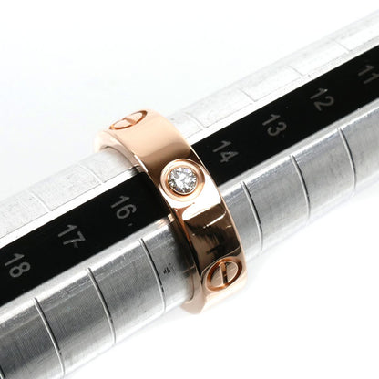 CARTIER カルティエ K18PG ピンクゴールド ラブリング ハーフダイヤ リング・指輪 B4087545 ダイヤモンド 15号 55 8.7g レディース【中古】【美品】