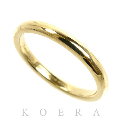 TIFFANY&Co. ティファニー K18YG イエローゴールド クラシックバンド リング・指輪 72540123 17号 4.4g メンズ【中古】【美品】