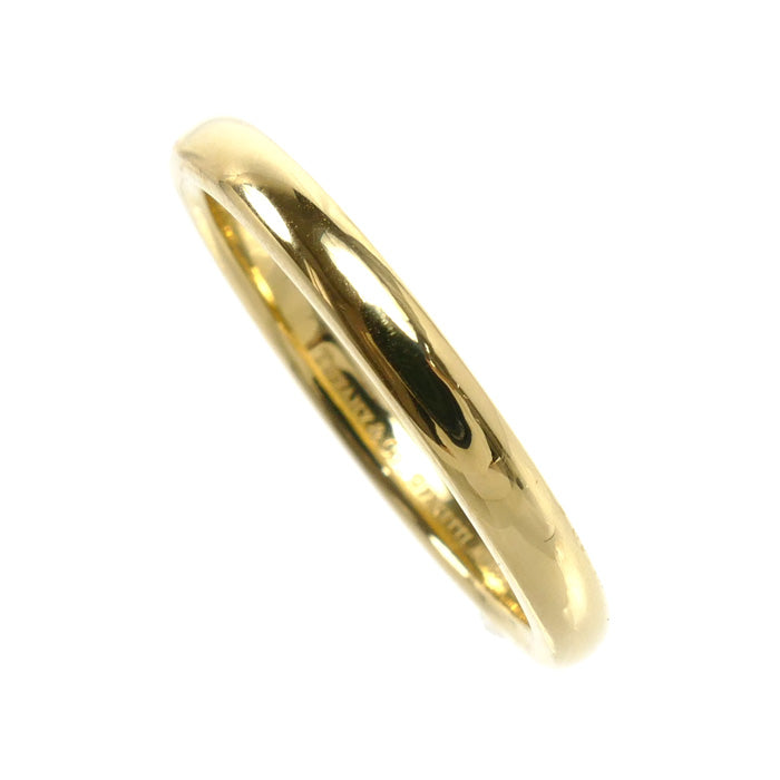 TIFFANY&Co. ティファニー K18YG イエローゴールド クラシックバンド リング・指輪 72540123 17号 4.4g メンズ【中古】【美品】