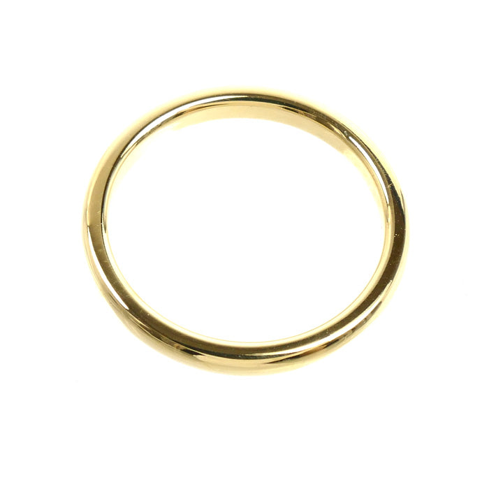 TIFFANY&Co. ティファニー K18YG イエローゴールド クラシックバンド リング・指輪 72540123 17号 4.4g メンズ【中古】【美品】