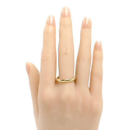 TIFFANY&Co. ティファニー K18YG イエローゴールド クラシックバンド リング・指輪 72540123 17号 4.4g メンズ【中古】【美品】