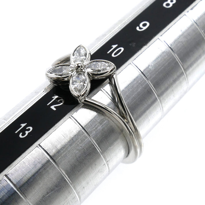 TIFFANY&Co. ティファニー Pt950プラチナ ビクトリア リング・指輪 ダイヤモンド 11号 3.3g レディース【中古】【美品】