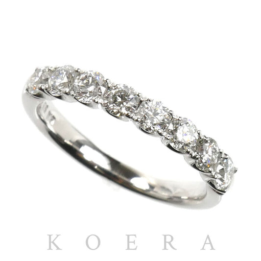 Ponte Vecchio ポンテヴェキオ K18WG ホワイトゴールド リング・指輪 ダイヤモンド0.70ct 9号 3.0g レディース【中古】【美品】