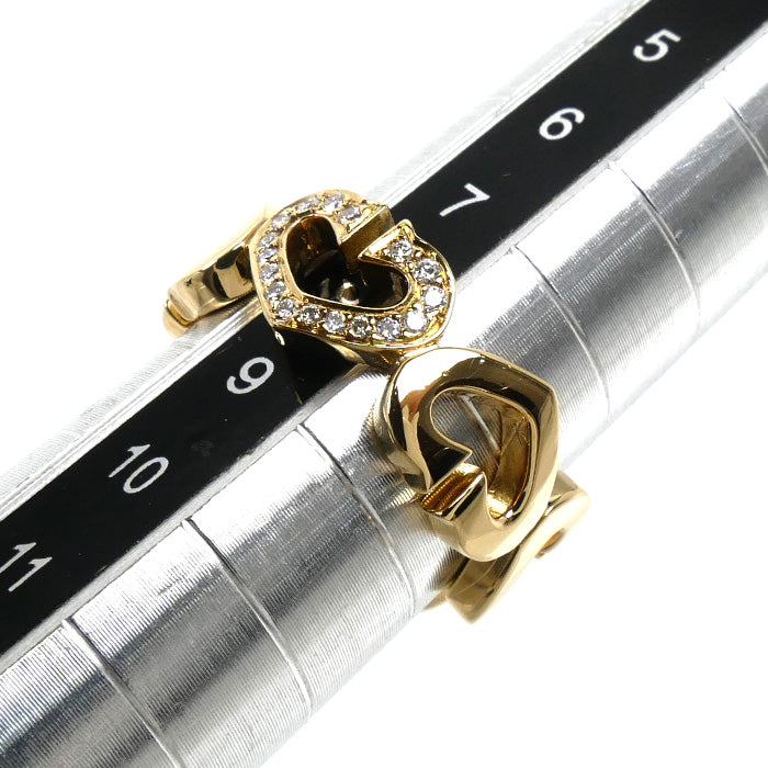 CARTIER カルティエ K18YG イエローゴールド Cハート ダイヤ リング・指輪 ダイヤモンド 8号 48 6.5g レディース【中古】