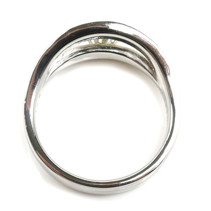 Pt900プラチナ リング・指輪 ダイヤモンド0.617ct/0.41ct 13.5号 8.7g レディース【中古】【美品】