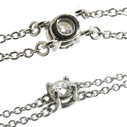 TIFFANY&Co. ティファニー Pt950プラチナ ソリティア ブレスレット ダイヤモンド 2.0g 16cm レディース【中古】【美品】