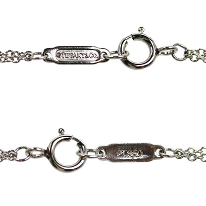 TIFFANY&Co. ティファニー Pt950プラチナ ソリティア ブレスレット ダイヤモンド 2.0g 16cm レディース【中古】【美品】