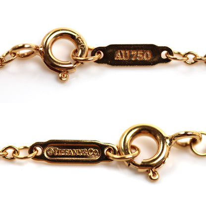 TIFFANY&Co. ティファニー K18PG ピンクゴールド アトラス ピアスド ブレスレット ダイヤモンド 2.8g 17cm レディース【中古】