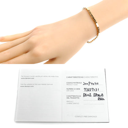 Damiani ダミアーニ K18PG ピンクゴールド ベルエポック リール ブレスレット 20094042 10.8g レディース【中古】【美品】