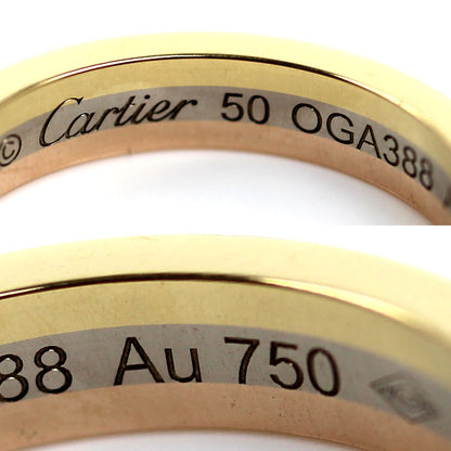 CARTIER カルティエ K18YG/WG/PG ヴァンドーム リング・指輪 B4052250 10号 50 4.5g レディース【中古】【美品】
