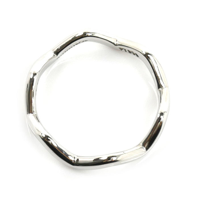 TIFFANY&Co. ティファニー Pt950プラチナ ジグザグ リング・指輪 10.5号 3.8g レディース【中古】【美品】