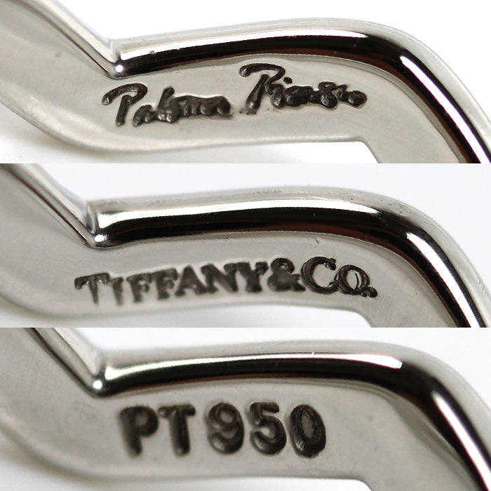 TIFFANY&Co. ティファニー Pt950プラチナ ジグザグ リング・指輪 10.5号 3.8g レディース【中古】【美品】