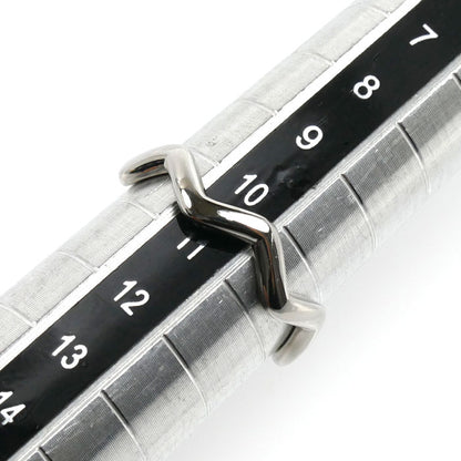 TIFFANY&Co. ティファニー Pt950プラチナ ジグザグ リング・指輪 10.5号 3.8g レディース【中古】【美品】