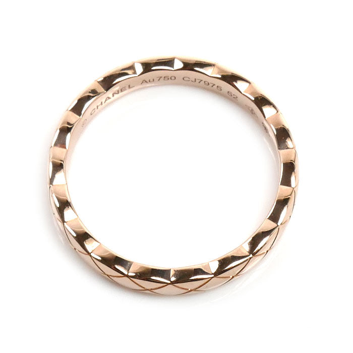 CHANEL シャネル K18PG ピンクゴールド ココクラッシュ リング・指輪 J11785 11.5号 52 3.7g レディース【中古】【美品】