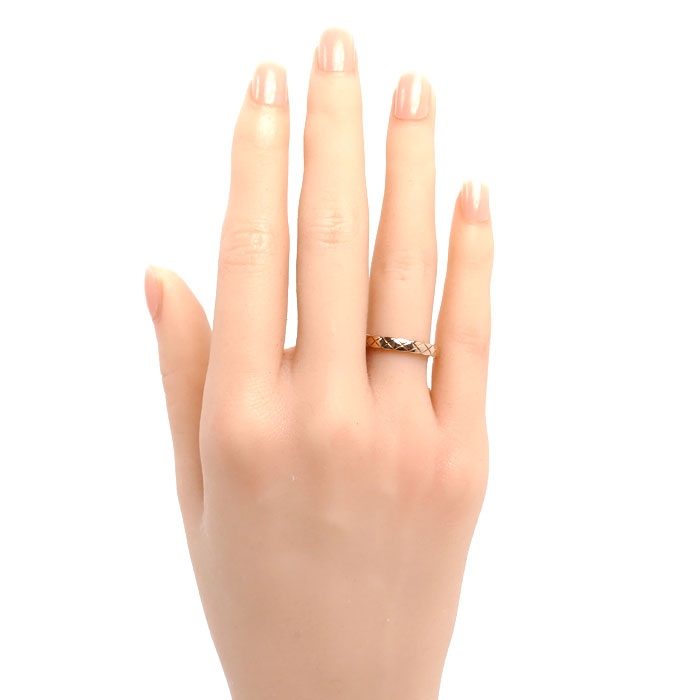 CHANEL シャネル K18PG ピンクゴールド ココクラッシュ リング・指輪 J11785 11.5号 52 3.7g レディース【中古】【美品】