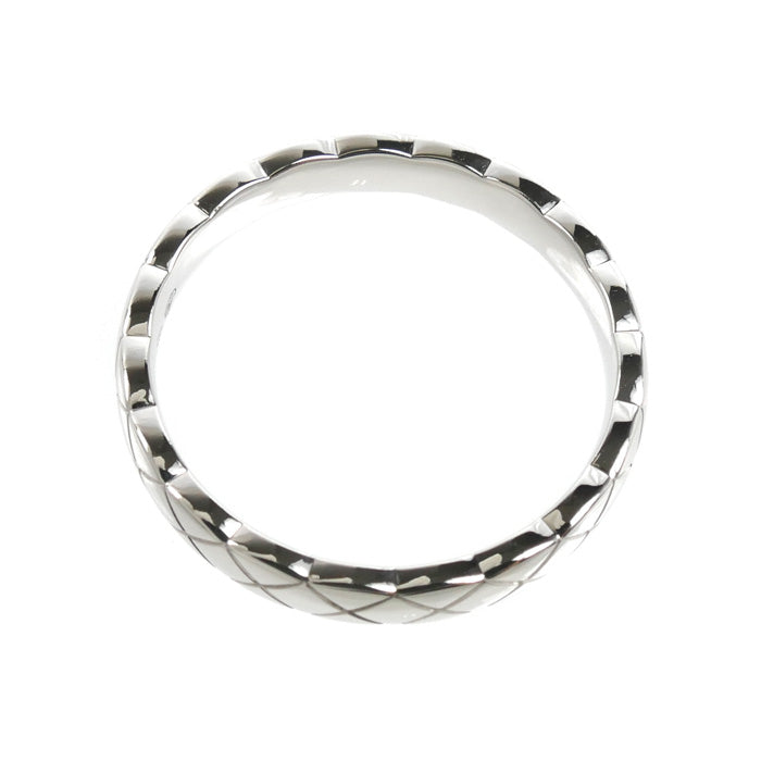CHANEL シャネル K18WG ホワイトゴールド ココクラッシュ リング・指輪 J11793 15.5号 56 4.1g レディース【中古】【美品】
