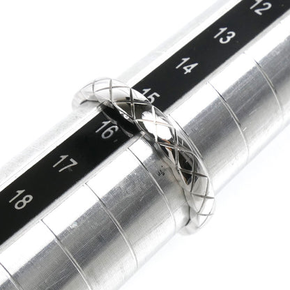 CHANEL シャネル K18WG ホワイトゴールド ココクラッシュ リング・指輪 J11793 15.5号 56 4.1g レディース【中古】【美品】
