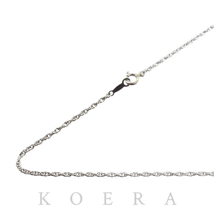 MIKIMOTO ミキモト K18WG ホワイトゴールド ネックレス 5.3g 70cm レディース【中古】