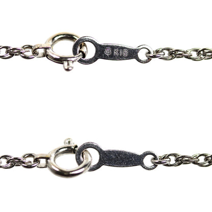 MIKIMOTO ミキモト K18WG ホワイトゴールド ネックレス 5.3g 70cm レディース【中古】