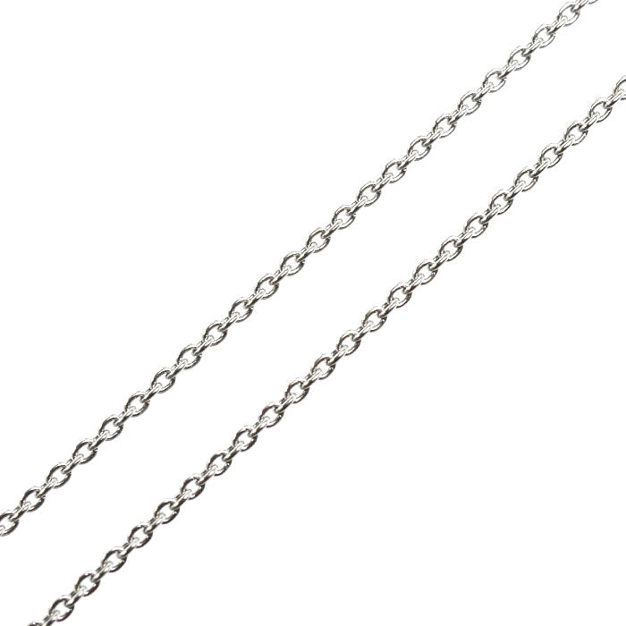 Pt900プラチナ Pt850プラチナ ネックレス ダイヤモンド0.302ct 2.2g ～45cm フリーチェーン 一粒ダイヤ レディース【中古】