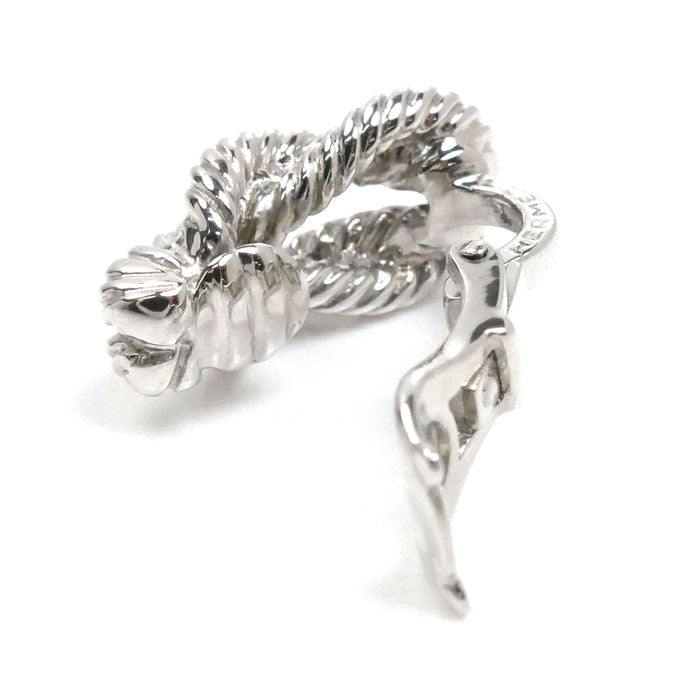 HERMES エルメス シルバー オーディエンヌ イヤリング 12g レディース【中古】