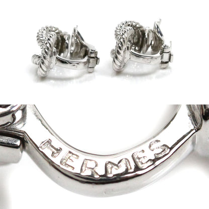 HERMES エルメス シルバー オーディエンヌ イヤリング 12g レディース【中古】
