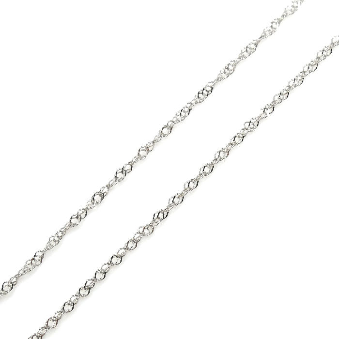K18WG ホワイトゴールド クロス ダイヤ ネックレス ダイヤモンド0.46ct/0.38ct/0.16ct 4.7g 42cm レディース【中古】