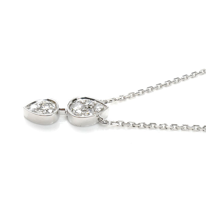 Chaumet ショーメ K18WG ホワイトゴールド ジョセフィーヌ ロンド ネックレス 083851 ダイヤモンド0.37ct 4.9g 39/42/45cm レディース【中古】【美品】