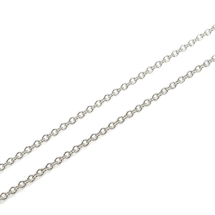 TIFFANY&Co. ティファニー Pt950プラチナ クルーシーフォーム ネックレス ダイヤモンド 2.6g 42cm レディース【中古】【美品】