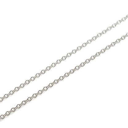 TIFFANY&Co. ティファニー Pt950プラチナ クルーシーフォーム ネックレス ダイヤモンド 2.6g 42cm レディース【中古】【美品】