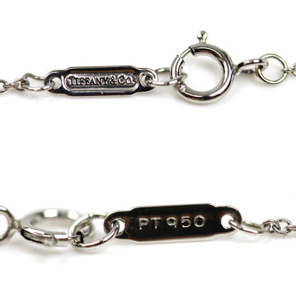 TIFFANY&Co. ティファニー Pt950プラチナ クルーシーフォーム ネックレス ダイヤモンド 2.6g 42cm レディース【中古】【美品】