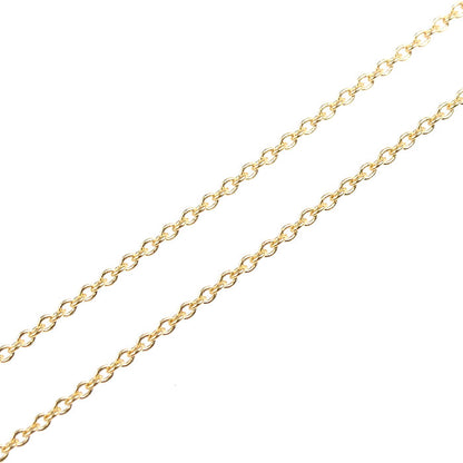 STAR JEWELRY スタージュエリー K18YG イエローゴールド クロス ダイヤ ネックレス ダイヤモンド0.06ct 1.6g 38cm レディース【中古】