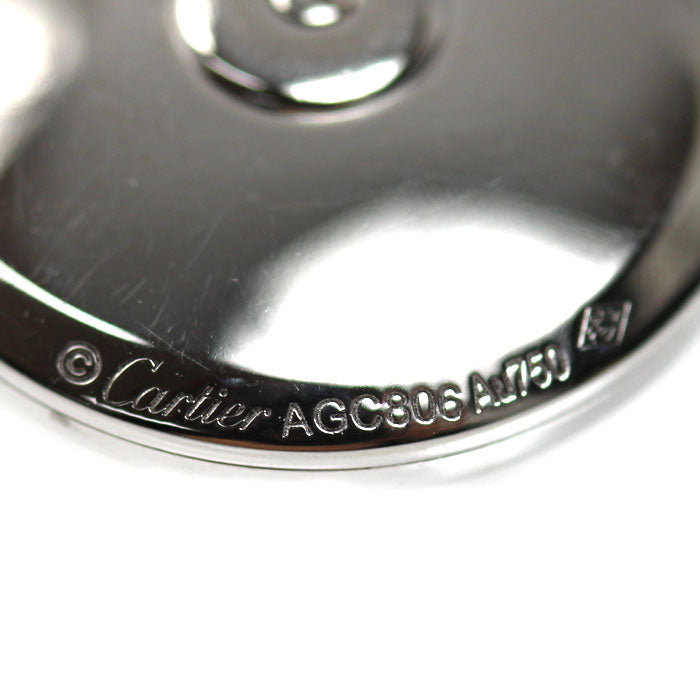 CARTIER カルティエ K18WG ホワイトゴールド アミュレット ネックレス ダイヤモンド 11.8g 60cm レディース【中古】