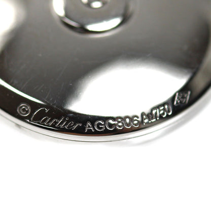 CARTIER カルティエ K18WG ホワイトゴールド アミュレット ネックレス ダイヤモンド 11.8g 60cm レディース【中古】