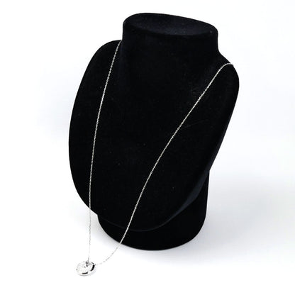 CARTIER カルティエ K18WG ホワイトゴールド アミュレット ネックレス ダイヤモンド 11.8g 60cm レディース【中古】