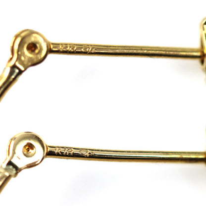 STAR JEWELRY スタージュエリー K18YG イエローゴールド ピアス 4.4g レディース【中古】