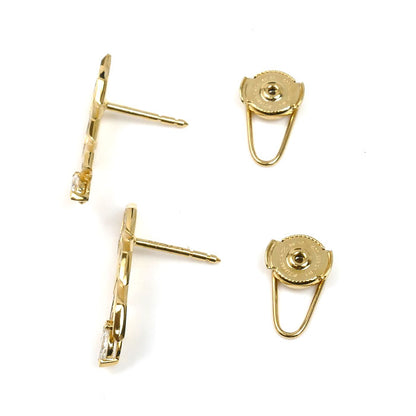 TIFFANY&Co. ティファニー ビクトリア ヴァイン ピアス ダイヤモンド0.165ct/0.165ct 5.6g レディース【中古】【美品】