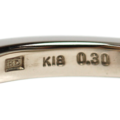 KASHIKEY カシケイ K18BG フロート リング・指輪 ダイヤモンド0.30ct 11号 5.0g レディース【中古】【美品】