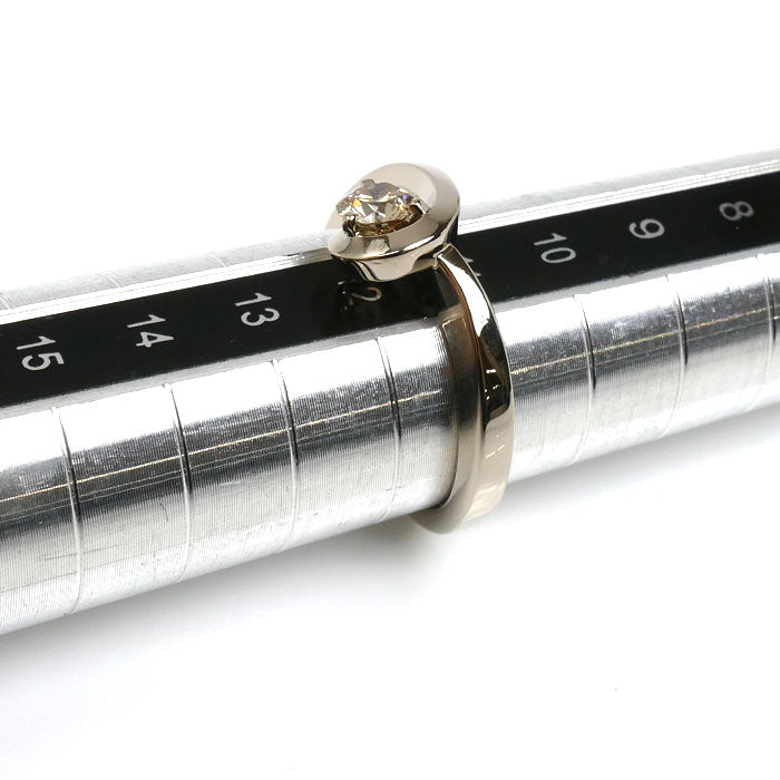 KASHIKEY カシケイ K18BG フロート リング・指輪 ダイヤモンド0.30ct 11号 5.0g レディース【中古】【美品】