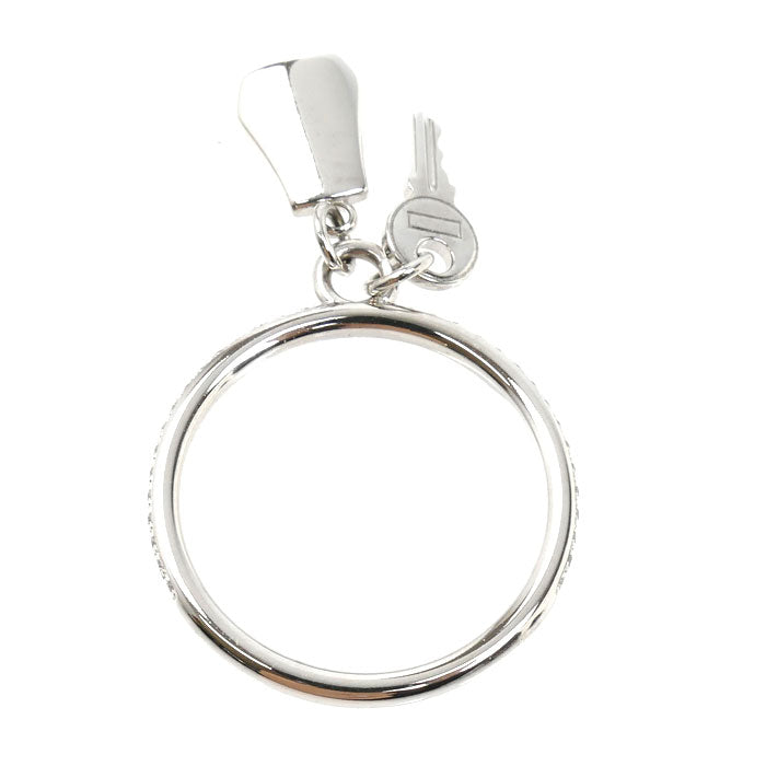 HERMES エルメス K18WG ホワイトゴールド ケリー クロシェット PM リング・指輪 H221616B 00052 ダイヤモンド 12号 52 3.3g レディース【中古】【美品】