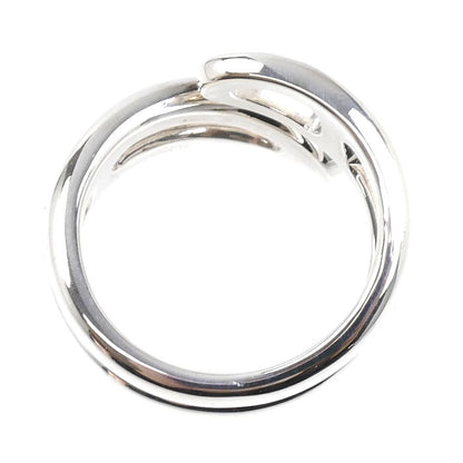 HERMES エルメス シルバー925 シェーヌダンクル パンク リング・指輪 13号 53 7.9g レディース【中古】