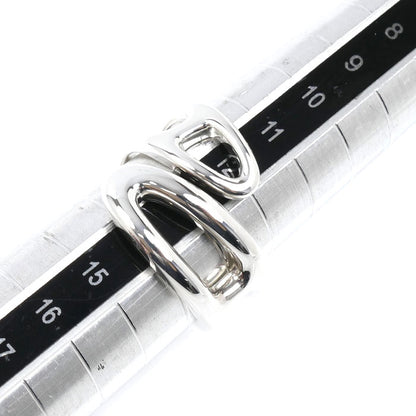 HERMES エルメス シルバー925 シェーヌダンクル パンク リング・指輪 13号 53 7.9g レディース【中古】