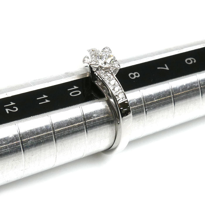 MAUBOUSSIN モーブッサン K18WG ホワイトゴールド リング・指輪 ダイヤモンド 9号 2.9g レディース【中古】【美品】